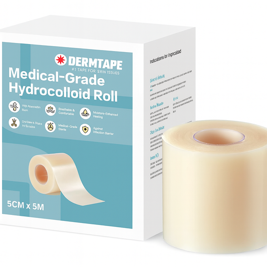 DERMTAPE Hydrocolloid Roll For Acne & Scarring