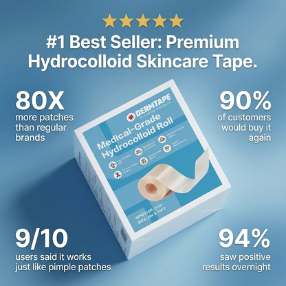 DERMTAPE Hydrocolloid Roll For Acne & Scarring