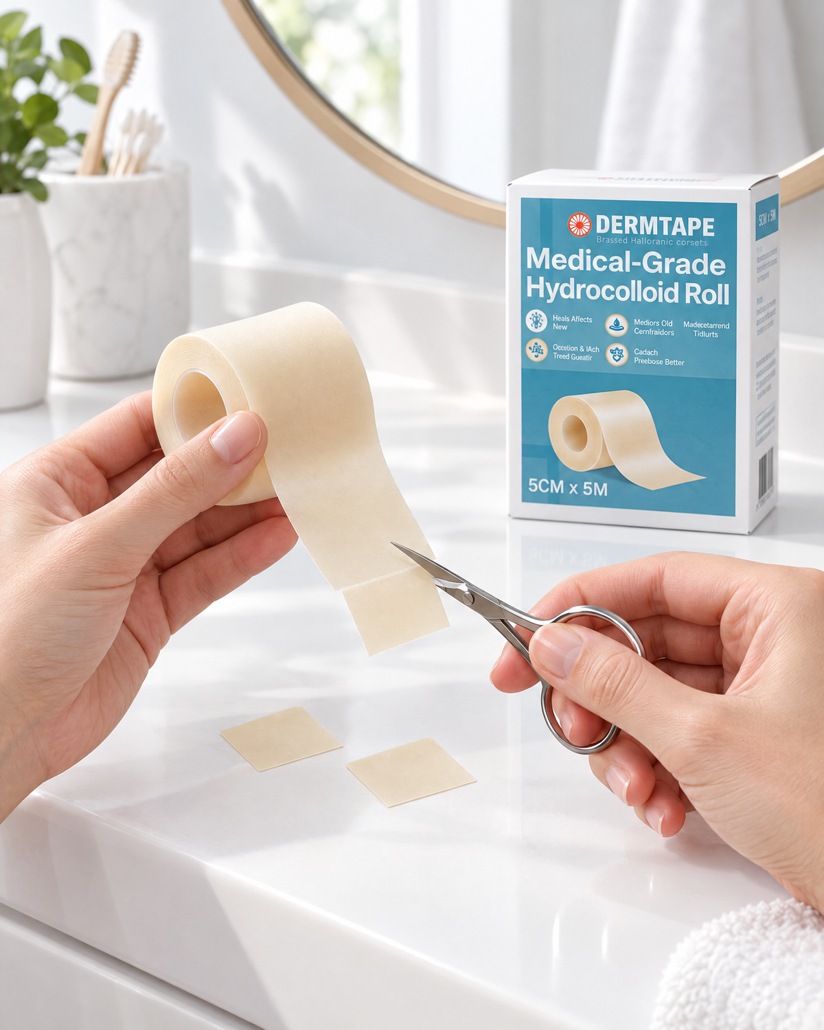 DERMTAPE Hydrocolloid Roll For Acne & Scarring