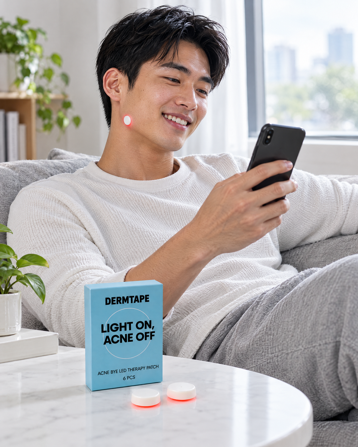 DERMTAPE Acne LED Therapy Patch 6 PCS